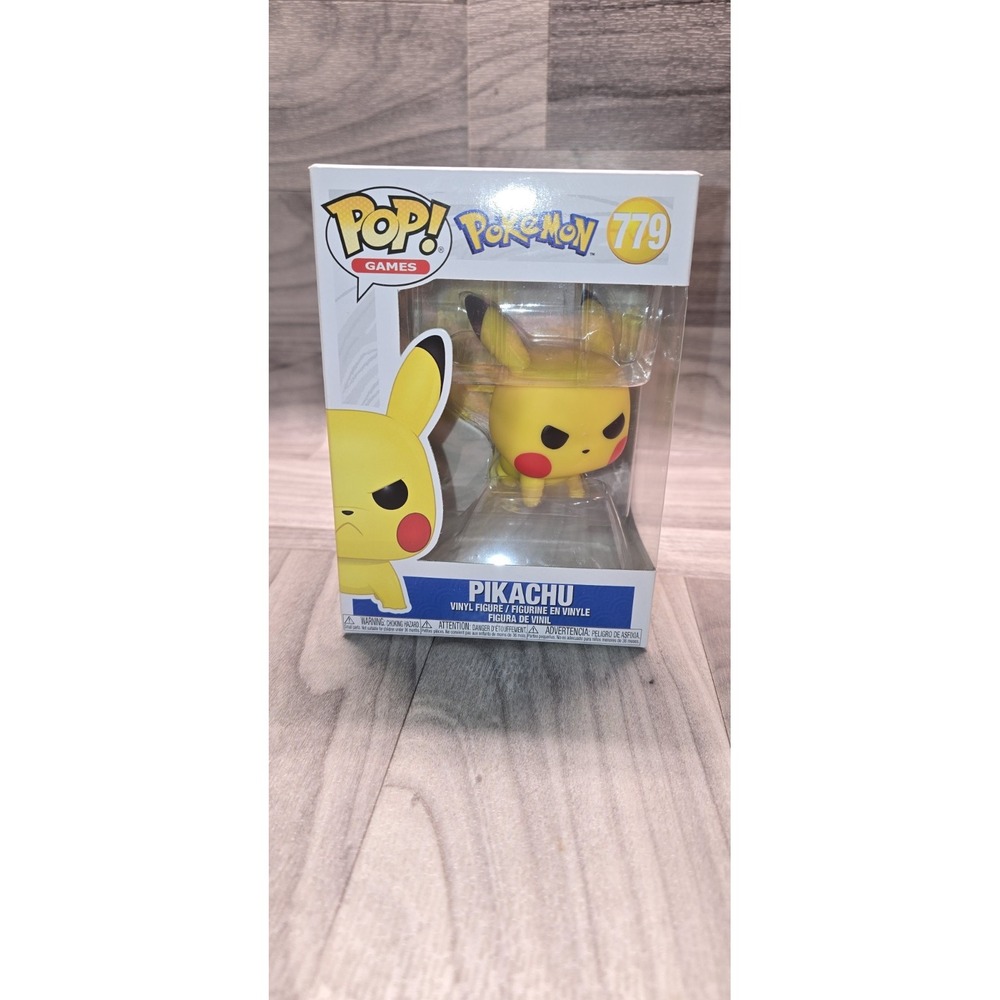 Funko Pop! Games: Pokemon - Grumpy Pikachu Multicolor Vinyl Figure
